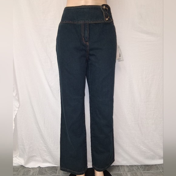 Harve Benard Denim - Vintage Harve Benard by benard Holtzman  Dark Blue Straight Leg Jeans Size 14